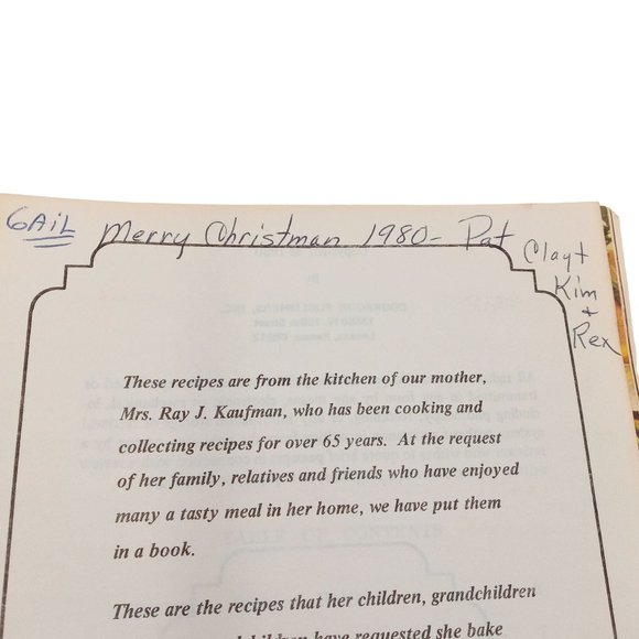 Whats Cookin In Grandma Emmas Kitchen Cookbook Recipe Book Vintage Kitchen - Picture 5 of 10